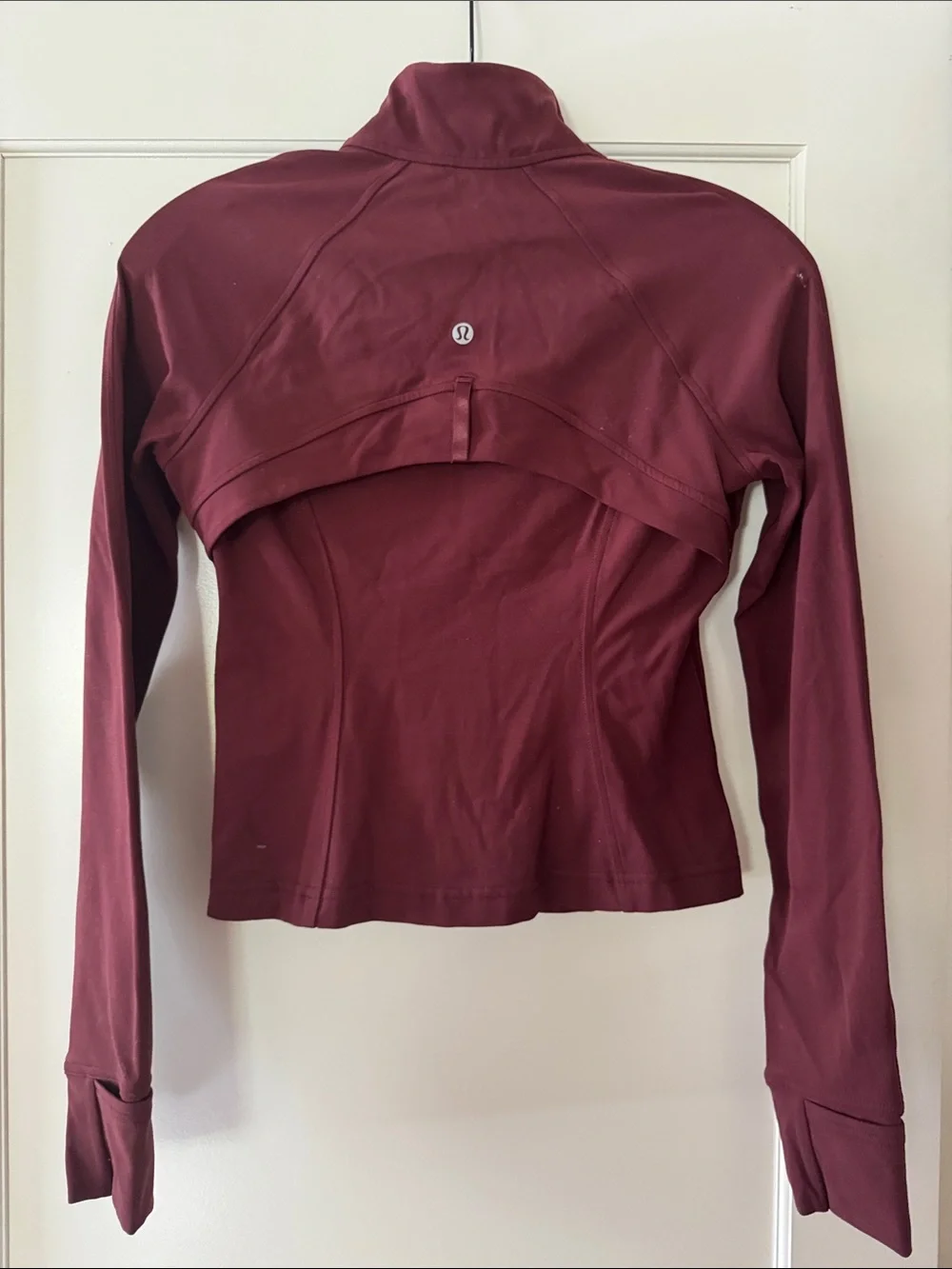NWOT Lululemon Nulu Cropped Define Jacket - Red Merlot - Size 6